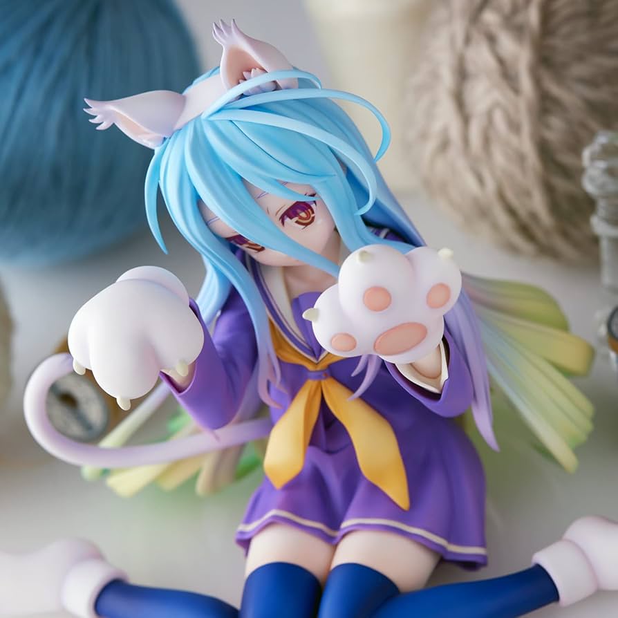 レベル・ネオ ノゲノラ 白＆ステフ 限定販売】ノーゲーム・ノーライフ ゼロ 白＆シュヴィ 1/7 完成